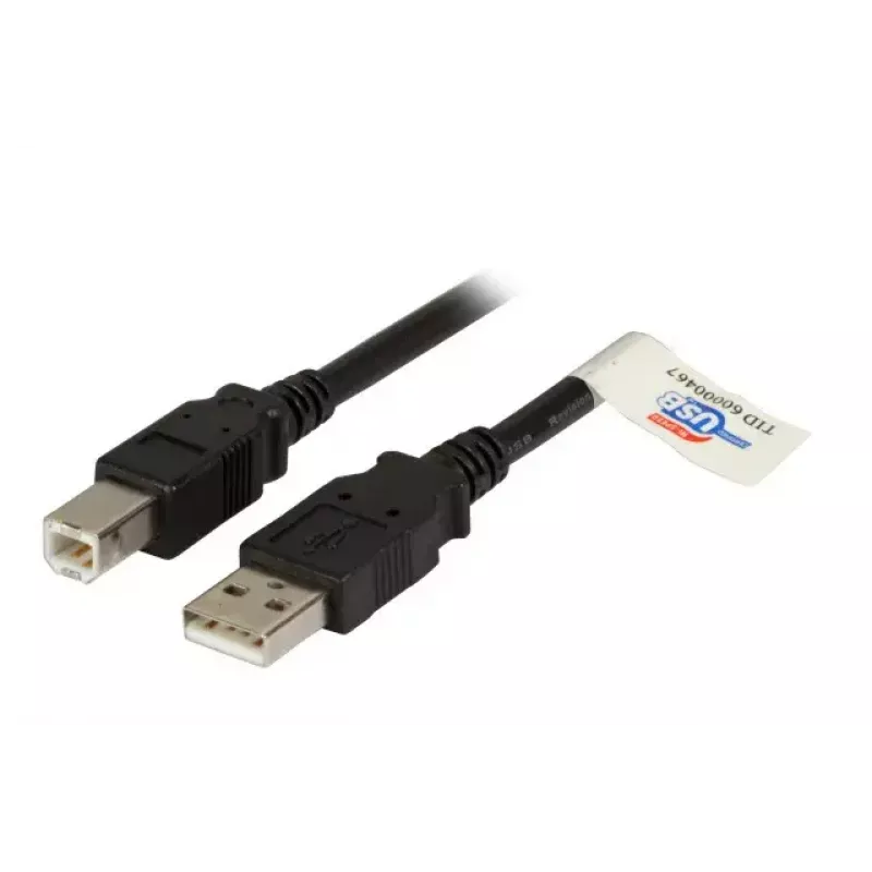 USB 2.0 data cable EFB Elektronik K5256SW.1,5 — USB A to USB B, 1.5 m, black