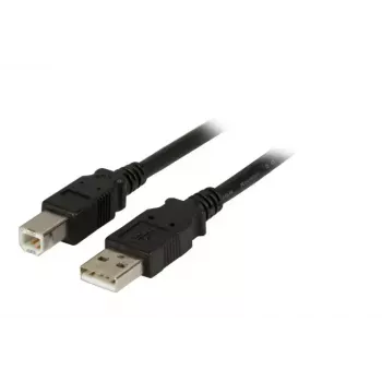 USB 2.0 data cable EFB Elektronik K5256SW.1,5 — USB A to USB B, 1.5 m, black