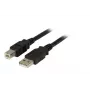 USB 2.0 data cable EFB Elektronik K5256SW.1,5 — USB A to USB B, 1.5 m, black