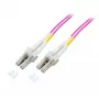 Fibre optic cable EFB Elektronik O0319.35 — 35 m, OM4, LC–LC, I-V(ZN) H, full duplex, pink