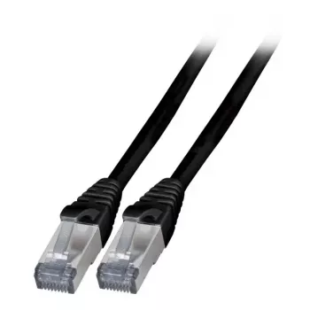 Networking Cable EFB Elektronik K5538SW.5 RJ-45 Cat6a 5m Black