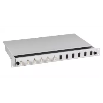 Patch panel EFB Elektronik BA71921.12 — fiber LC, 0U, grey, 483×44.5×244 mm