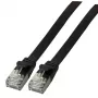 Networking cable EFB Elektronik K5545SW.1 RJ-45 Cat6a 1 m Black