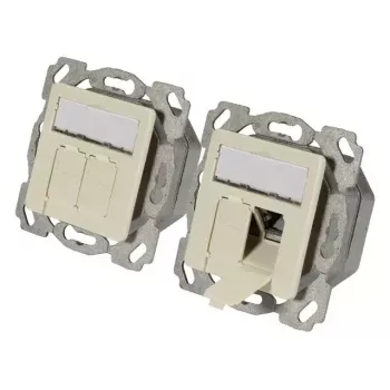 Socket outlet 2 x RJ-45 EFB Elektronik ET-25133.1V1