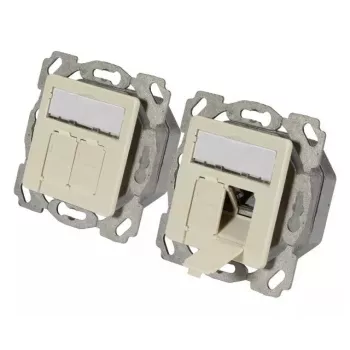 Socket outlet 2 x RJ-45 EFB Elektronik ET-25130.1V1