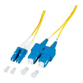 Fibre optic cable EFB Elektronik O0360.2-1.2 2 m 2x LC 2x SC Yellow
