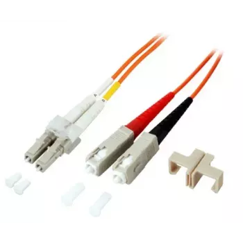 Fibre optic cable EFB Elektronik O0320.50 50 m LC SC Orange
