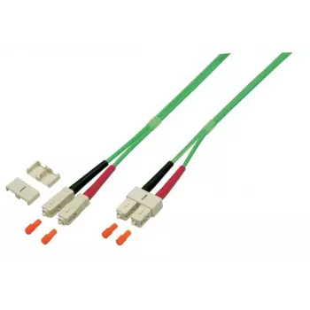 Fibre optic cable EFB Elektronik O0318.3OM5 3 m 2x SC Green