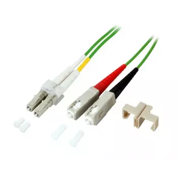 Fibre optic cable EFB Elektronik O0323.5OM5 5 m 2x SC 2x LC Green