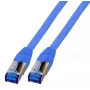 Networking cable EFB Elektronik K5525FBL.0,25 RJ-45 Cat6a 0.25 m Blue