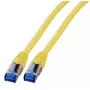Networking cable EFB Elektronik K5525FGE.10 RJ-45 Cat6a 10 m Yellow