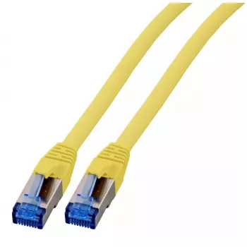 Networking cable EFB Elektronik K5525FGE.1,5 RJ-45 Cat6a 1.5 m Yellow