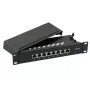 Patch panel EFB Elektronik 37737SW.8 RJ-45 10000 Mbit/s Black 1U