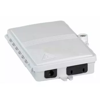 Fiber optic outdoor wall distribution box EFB Elektronik FTTH, 2x SC simplex or LC duplex, IP65
