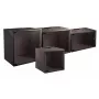 Wall-mounted rack EFB Elektronik WGB-1906TS.60 6U, black, max load 80 kg