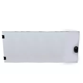 EFB Elektronik 102130GR.18S Front Door for Wall Mount Rack 18U, Steel, Light Grey RAL 7035