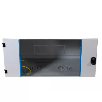 EFB Elektronik Front Door for Wall Distributor 18U Glass RAL7035 Grey 600 mm