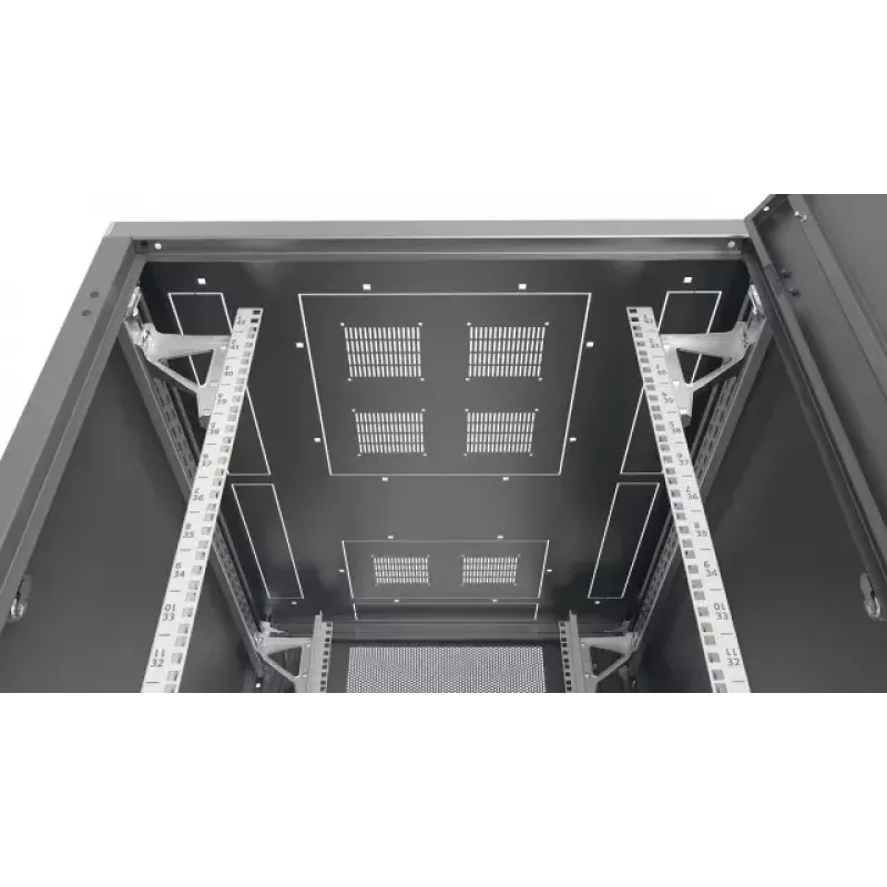 Freestanding rack EFB Elektronik PRO-4288TS.P1 42U Black 1000 kg
