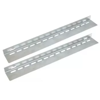 Rack rail EFB PRO-SGL10 — steel 25 mm × 750 mm × 55 mm, silver, pack of 2