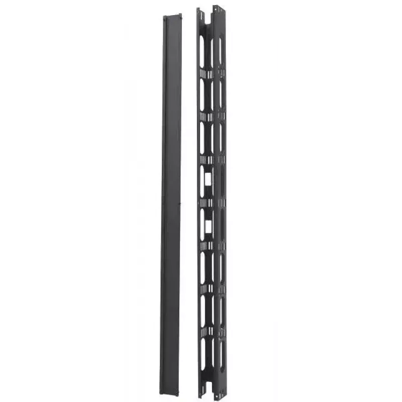 Cable management panel EFB Elektronik PRO-VKM42.GR Steel Black 100mm