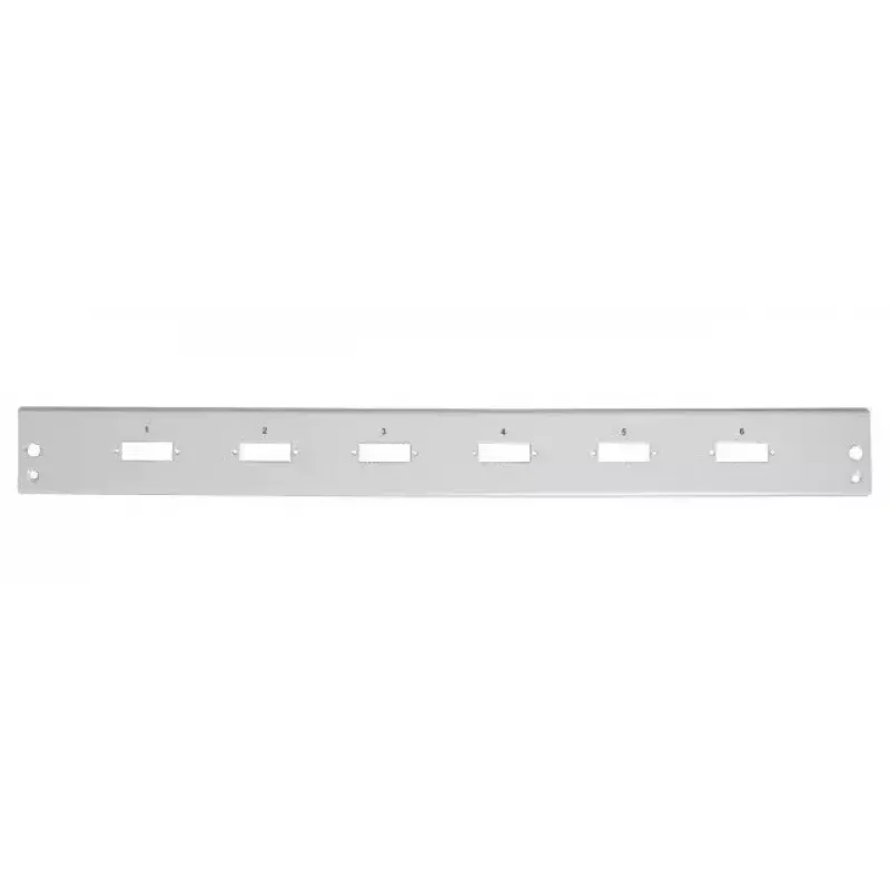 Patch panel accessory EFB Elektronik VSB-FP-6SC-D-V — 1U rack mounting for SC fiber (6 ports)