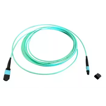 Fibre optic MTP cable EFB Elektronik MTPF12MTPFOM3-2-A — OM3, 2 m, 50 µm, Aqua