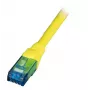 Network patch cable EFB Elektronik K8109GE.1 Cat6a U/UTP RJ-45 to RJ-45 Yellow 1 m