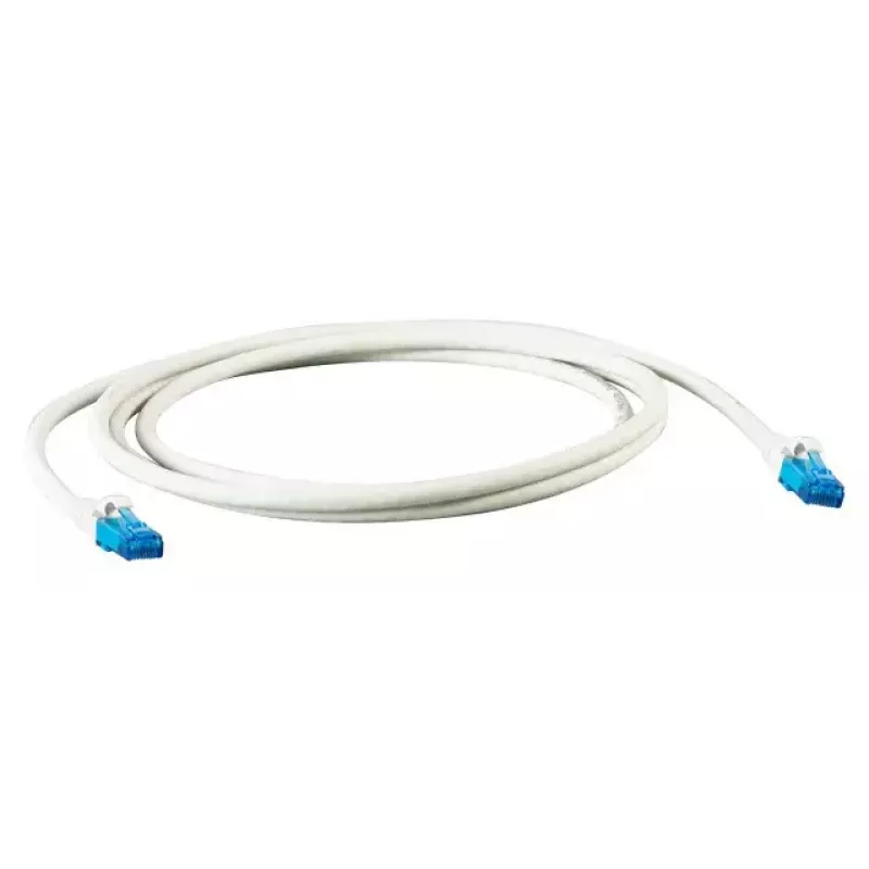 Networking cable Cat6a U/UTP, EFB Elektronik K8109WS.0, 0.5 m, RJ-45 to RJ-45, gold-plated contacts, white