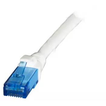 Networking cable Cat6a U/UTP, EFB Elektronik K8109WS.0, 0.5 m, RJ-45 to RJ-45, gold-plated contacts, white