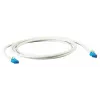 Network cable EFB Elektronik K8109WS.1 Cat6a U/UTP (UTP) 1 m, RJ-45 to RJ-45, gold contacts, white