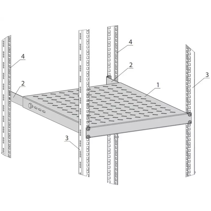 Shelf EFB Elektronik 691651FGR.8