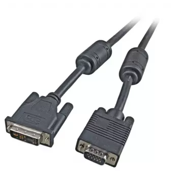 Video cable adapter EFB Elektronik K5436.2V2, DVI-A to VGA (D-Sub), 2 m, black