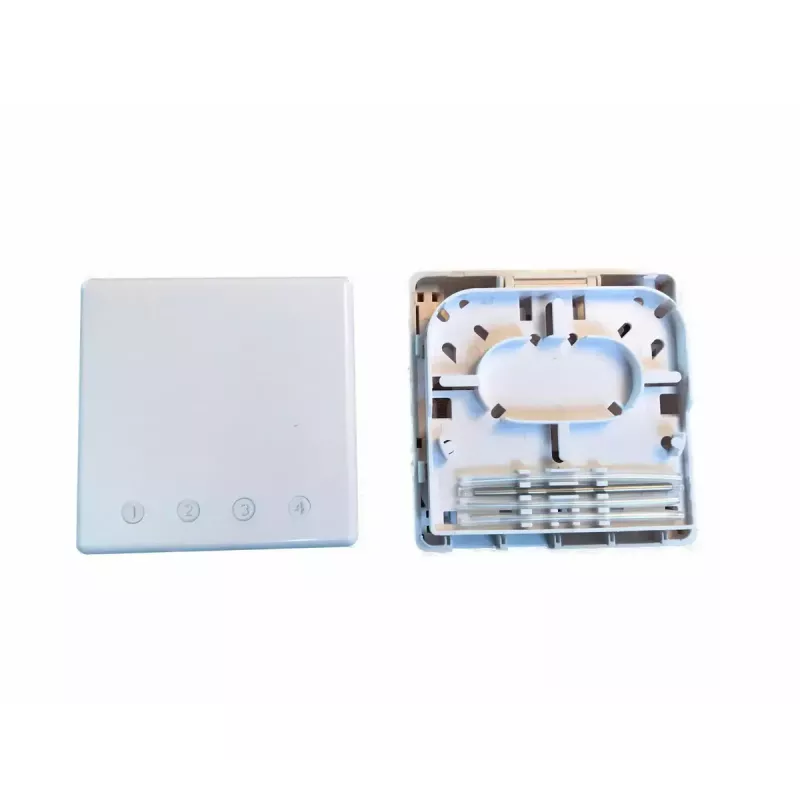 Network junction box EFB Elektronik FTTH-BOX-IN-6, plastic housing, 80×80×28 mm, white