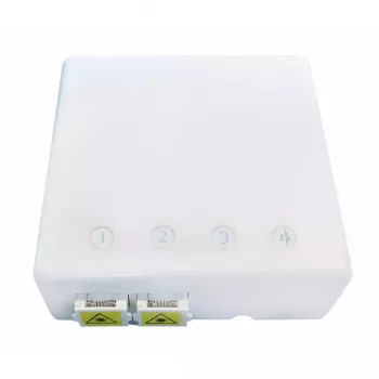 Network junction box EFB Elektronik FTTH-BOX-IN-6, plastic housing, 80×80×28 mm, white