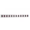 Patch panel accessory EFB Elektronik SB-FP-12SC-D-V-OM3 — 1U rack mount, 12 SC, grey, 432×13×43.5 mm