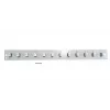 Patch panel accessory EFB Elektronik SB-FP-12SC-S-OM4, 1U rack mount, 12 SC OM4, 432×13×43.5 mm, grey