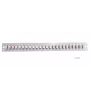 Patch panel accessory EFB Elektronik SB-FP-24SC-S-OM3 — 1U rack, 24 SC OM3 ports, grey, 432×13×43.5 mm
