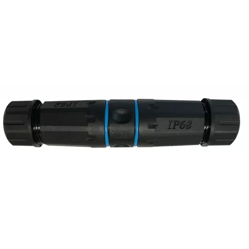 RJ45 Cat.6 IP68 adapter EFB Elektronik model IP68DFKRJ45WP — waterproof Ethernet connector