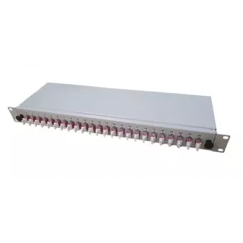 Splice tray EFB Elektronik B65901.12OM4, 12‑splice capacity, grey, indoor, 482×170×44 mm
