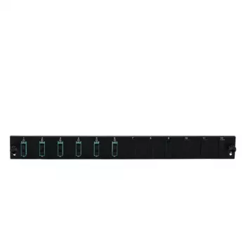 Patch panel accessory EFB Elektronik SB-FP-6SC-D-V-OM3, 1U rack mount, 432×13×43.5 mm, grey