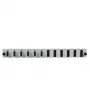 Patch panel accessory EFB Elektronik SB-FP-6SC-D-V-OM4 — rack mount 1U, 432×13×43.5 mm, grey
