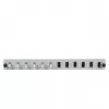 Patch panel accessory EFB Elektronik SB-FP-6SC-S-OS2 — 1U rack mount, 432×13×43.5 mm, grey