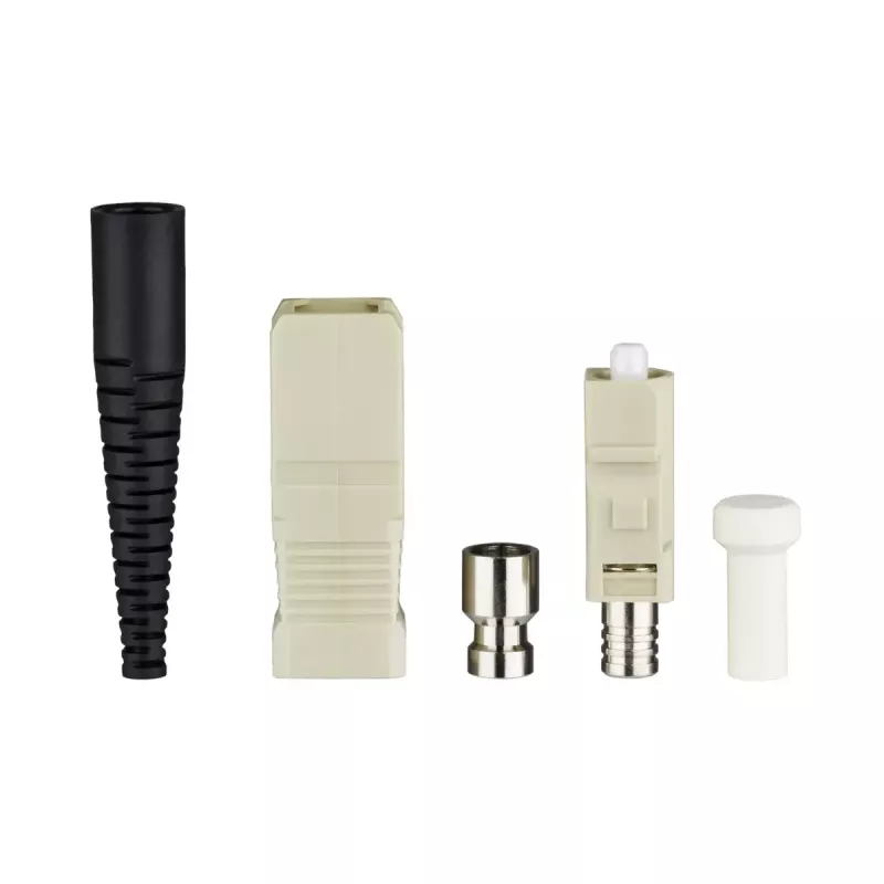 Fibre optic connector SC Male EFB Elektronik 53206.21 – SC simplex male, beige/black