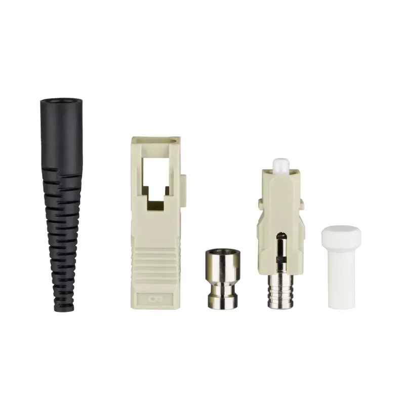 Fibre optic connector SC Male EFB Elektronik 53206.21 – SC simplex male, beige/black