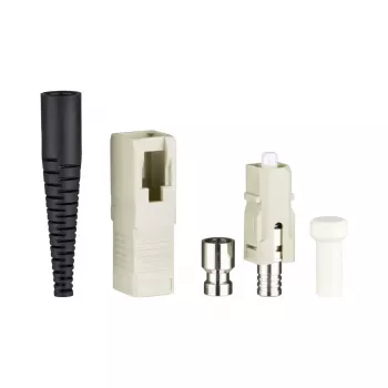 Fibre optic connector SC Male EFB Elektronik 53206.21 – SC simplex male, beige/black