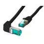 Networking Cable EFB Elektronik MK6001W.0,5B 0.5m Cat6a S/FTP Black