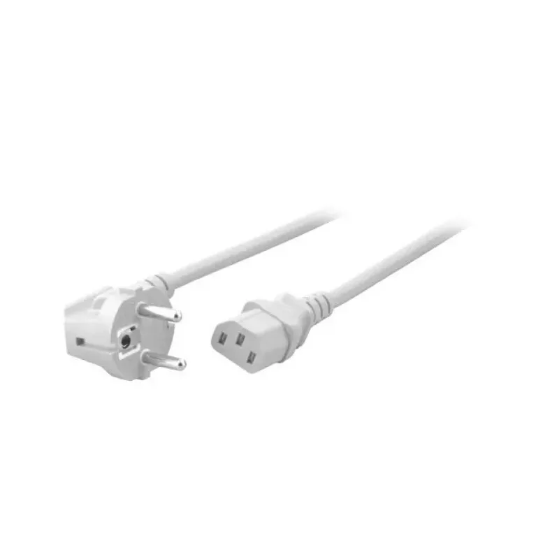 Power cable EFB Elektronik EK588WS.3V2 — 3 m, Type F plug to C13 coupler, 250 V 10 A, White