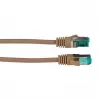 Networking cable EFB Elektronik MK6001.25BR Cat6a S/FTP (S-STP) 25 m brown RJ-45 gold contacts
