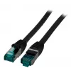 Networking cable EFB Elektronik MK6001.0,5B RJ-45 Cat6a 0.5m Black