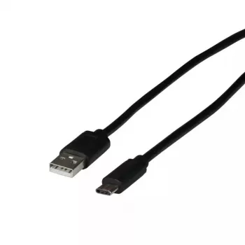 USB cable EFB Elektronik EBUSBC-USB20AK.1 USB 2.0 1 m USB C USB A Black